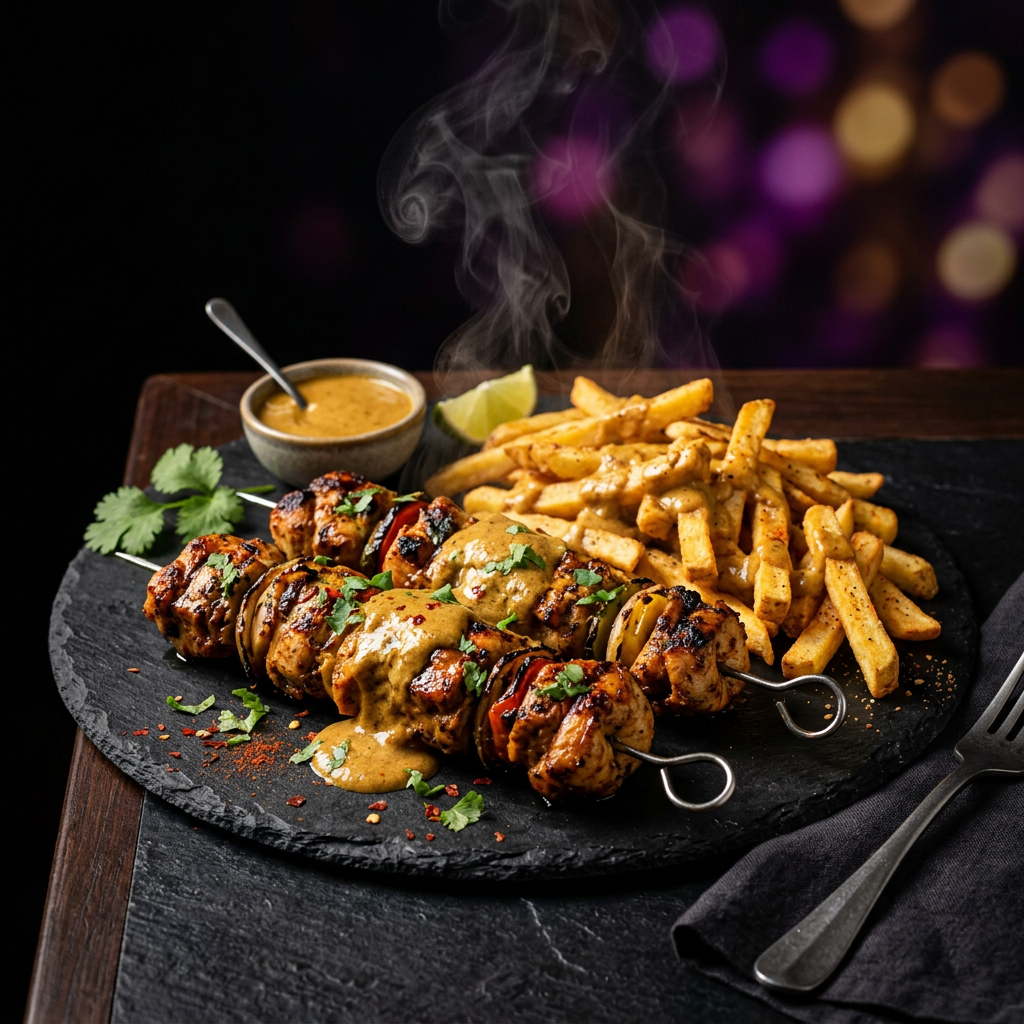 Kanakebab ranskalaisilla