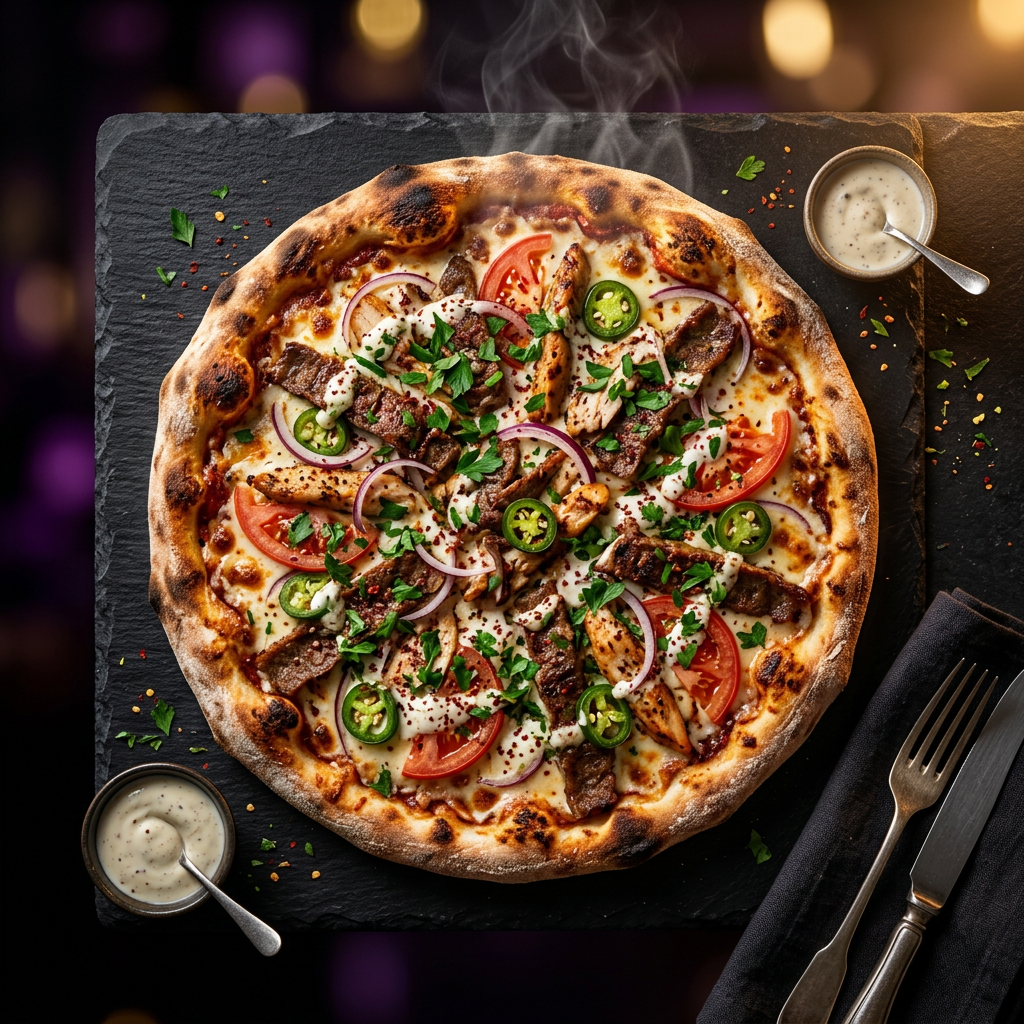 Kebab Pizza